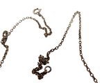 Victorian - Antique Garnet And Silver Necklace