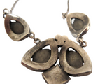 Victorian - Antique Garnet And Silver Necklace