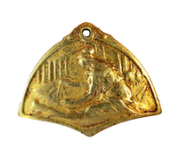 ASSOCIATION des INDENIEURSA Antique Nouveau Silver Gilt Pendant French