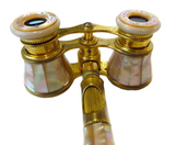 Lemaire Paris Antique Opera Glasses Telescoping Retailed Griswold New Orleans MOP