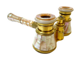 Lemaire Paris Antique Opera Glasses Telescoping Retailed Griswold New Orleans MOP