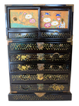 Lacquer Tansu Meiji Period