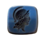 Antique Chalcedony Intaglio Of Athena