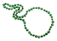 Carved Imperial Jadeite Bead Necklace