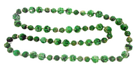 Carved Imperial Jadeite Bead Necklace