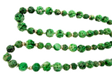 Carved Imperial Jadeite Bead Necklace