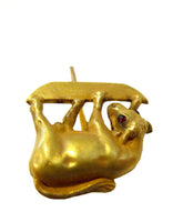 Gold Bull 14K Yellow Gold Stickpin Antique Fabulous