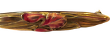 Krementz Art Nouveau Three Matching Enamel Pins