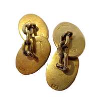 Fabulous Pair Of Antique - Victoria Era 15K Gold Cufflinks English - By William Moore