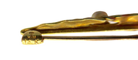 Krementz Art Nouveau - Antique Enamel & Natural Pearl Brooch