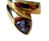 Tanzanite Gemstone Ring 14K Yellow Gold