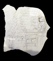 Cruikshank, George Original Study Drawing EX: Johnson Collection