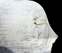 Cruikshank, George Original Study Drawing EX: Johnson Collection