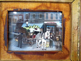 J. Platt (John Platt) Miniature Horse Drawn Wagon Painting Circa 1920