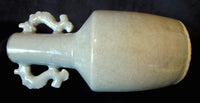 Longquan Celadon Mallet-Form Vase Dragon Head Fish Handles Chinese Sung/Yuan