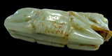 Jade Horse Celadon And Brown Ming Dynasty