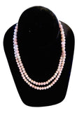 Lavender Jadeite Opera Length Necklace