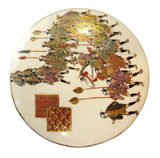 Satsuma Box With Marching Warriors Signed