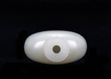 Snuff Bottle White Jade Ovoid Form 18th/19th Century