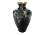 Cloisonné Silver Wire Vase Japanese Meiji Period