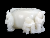 White Jade Coupe With Boys
