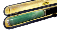 Jadeite Cigarette Holder White Gold Art Deco Orlik Original Box