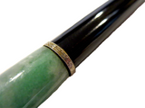 Jadeite Cigarette Holder White Gold Art Deco Orlik Original Box