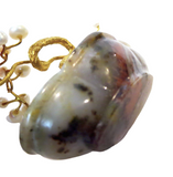 Pearl 14K Gold Agate Miniature Tree