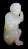 White Jade Monkey Chinese 17th/18th Century - Qing