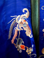 Silk Robe Antique Chinese Hand Embroidery