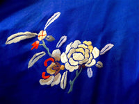 Silk Robe Antique Chinese Hand Embroidery