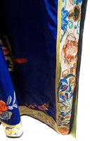 Silk Robe Antique Chinese Hand Embroidery