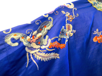 Silk Robe Antique Chinese Hand Embroidery