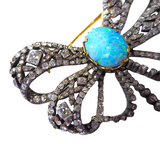 Victorian Diamond And Opal Convertible Brooch