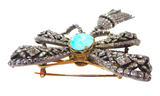 Victorian Diamond And Opal Convertible Brooch