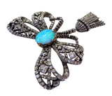 Victorian Diamond And Opal Convertible Brooch