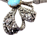 Victorian Diamond And Opal Convertible Brooch