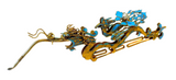 Kingfisher Feather Silver Gilt Spoon Dragon Phoenix 19th Century