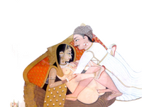 Indian Miniature Painting Erotic 18th/19th Century