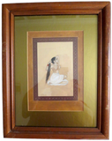 Indian Miniature Painting Nude Woman 18th/19th Century