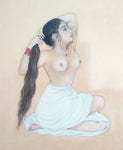 Indian Miniature Painting Nude Woman 18th/19th Century