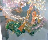 Silk Kesi Embroidery Chinese Framed Antique - Qing