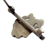 Art Nouveau Sterling Silver Maiden - Lady Brooch By William Link