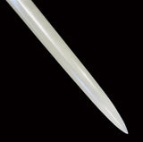White Pale Celadon Jade Hair Pin Qing