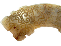 Jade Dragon Headed Huang Archaic