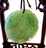Apple Green Jadeite Pendant Buddha