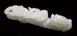 White Jade Dragon Belt Hook 18th Century
