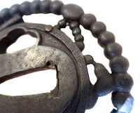 TSUBA Iron 18th CENTURY PROVENANCE Joly SIGNED MICHISADA - DOTEI