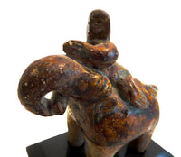 Sukhothai Elephant And Rider Glazed