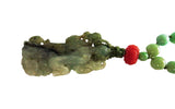 Jadeite Pendant And Necklace Apple Green Quan Yin